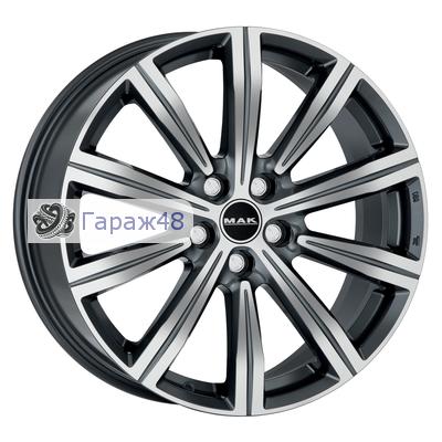 MAK Birmingham R19 / 8J PCD 5x120 ET 38 ЦО 72.6 Литые Темно серебристый с зеркальной лицевой стороной