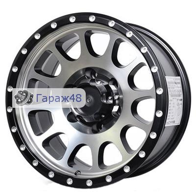 PDW M2 R17 / 9J PCD 5x150 ET 0 ЦО 110.1 Литые Черный матовый с полировкой